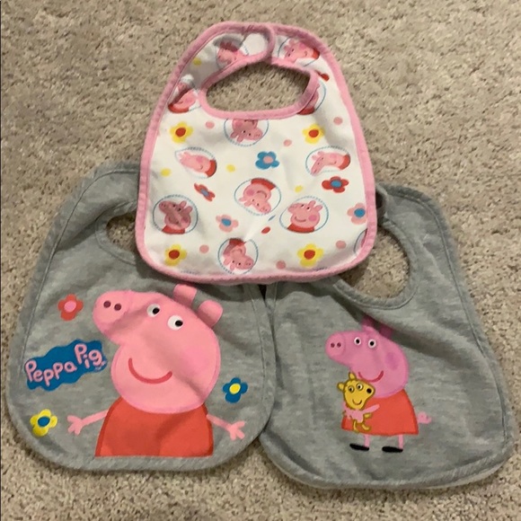 peppa pig bibs